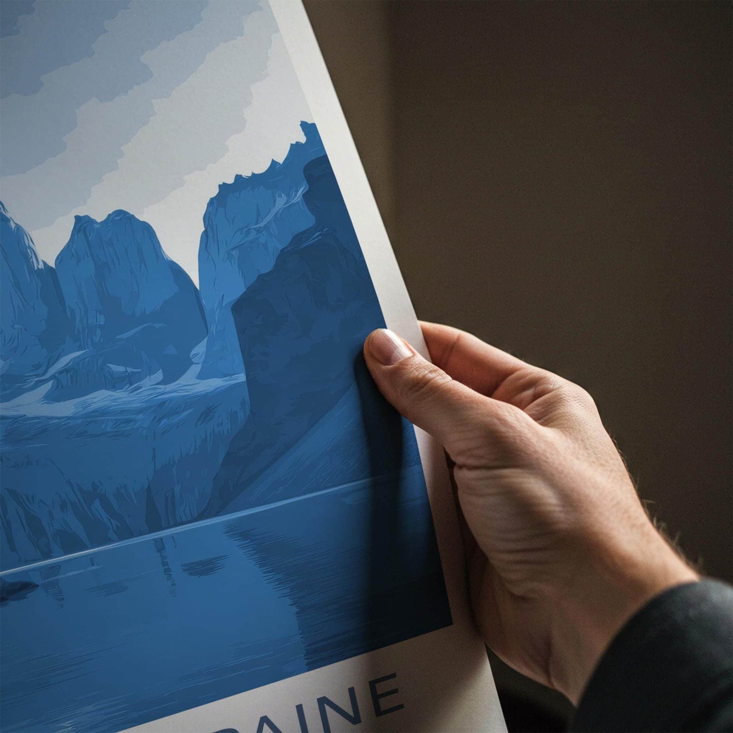 Torres Del Paine Poster - Chile Travel Art - Towering Mountain Peaks Wall Decor
