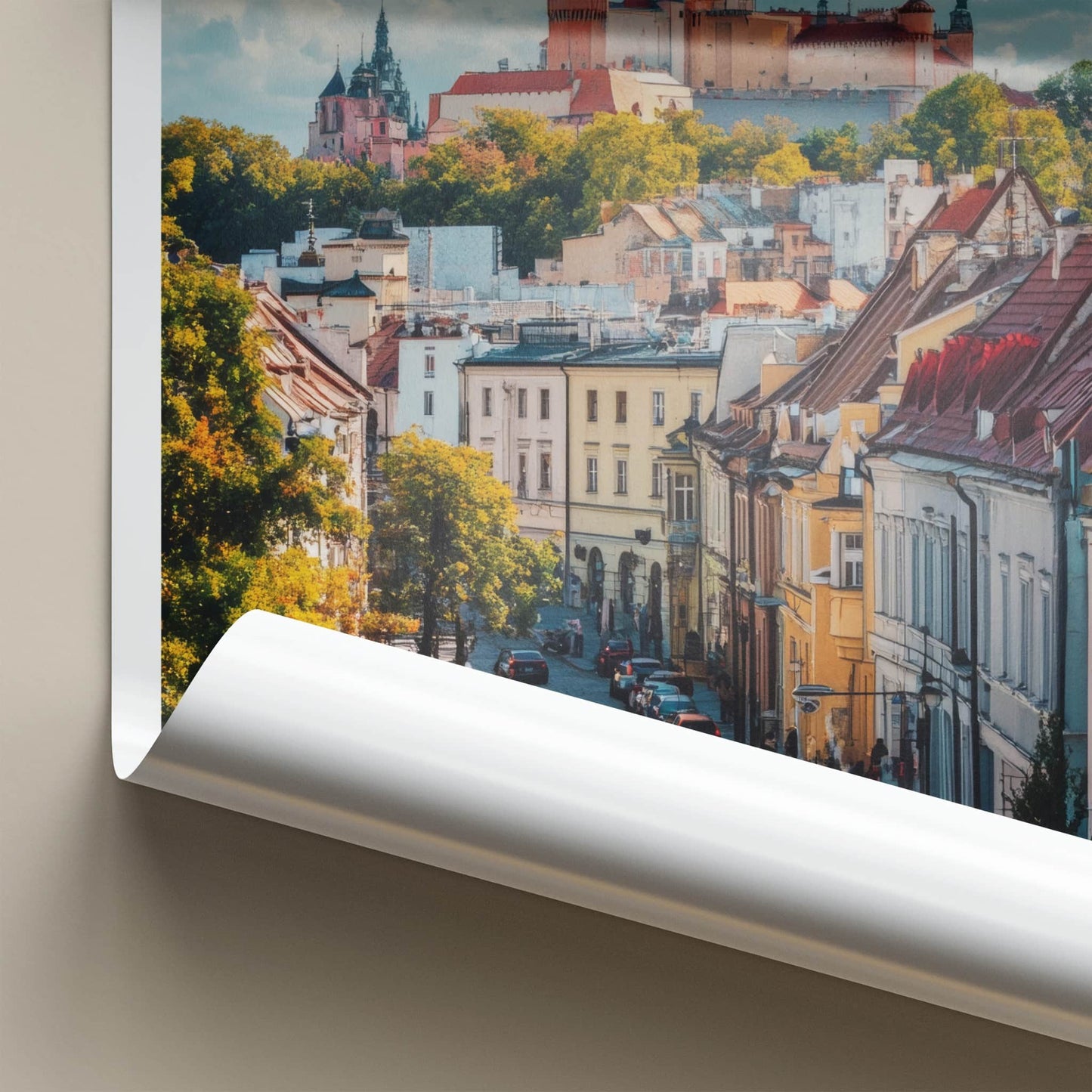 Torun Poster - Poland Travel Art - Historic Castle Town Wall Decor