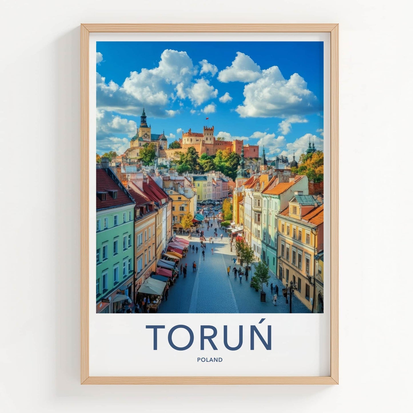 Torun Poster - Poland Wall Art - Historic Walled City Home Decor