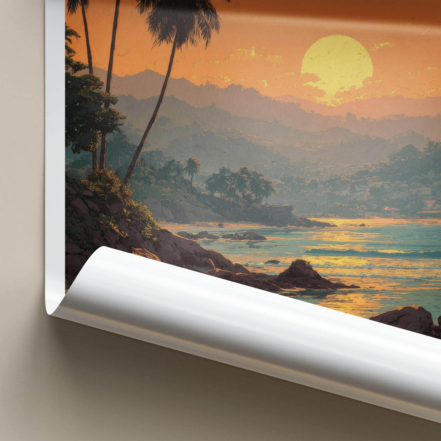 Trinidad Poster - Trinidad And Tobago Travel Art - Tropical Sunset Beach Home Decor