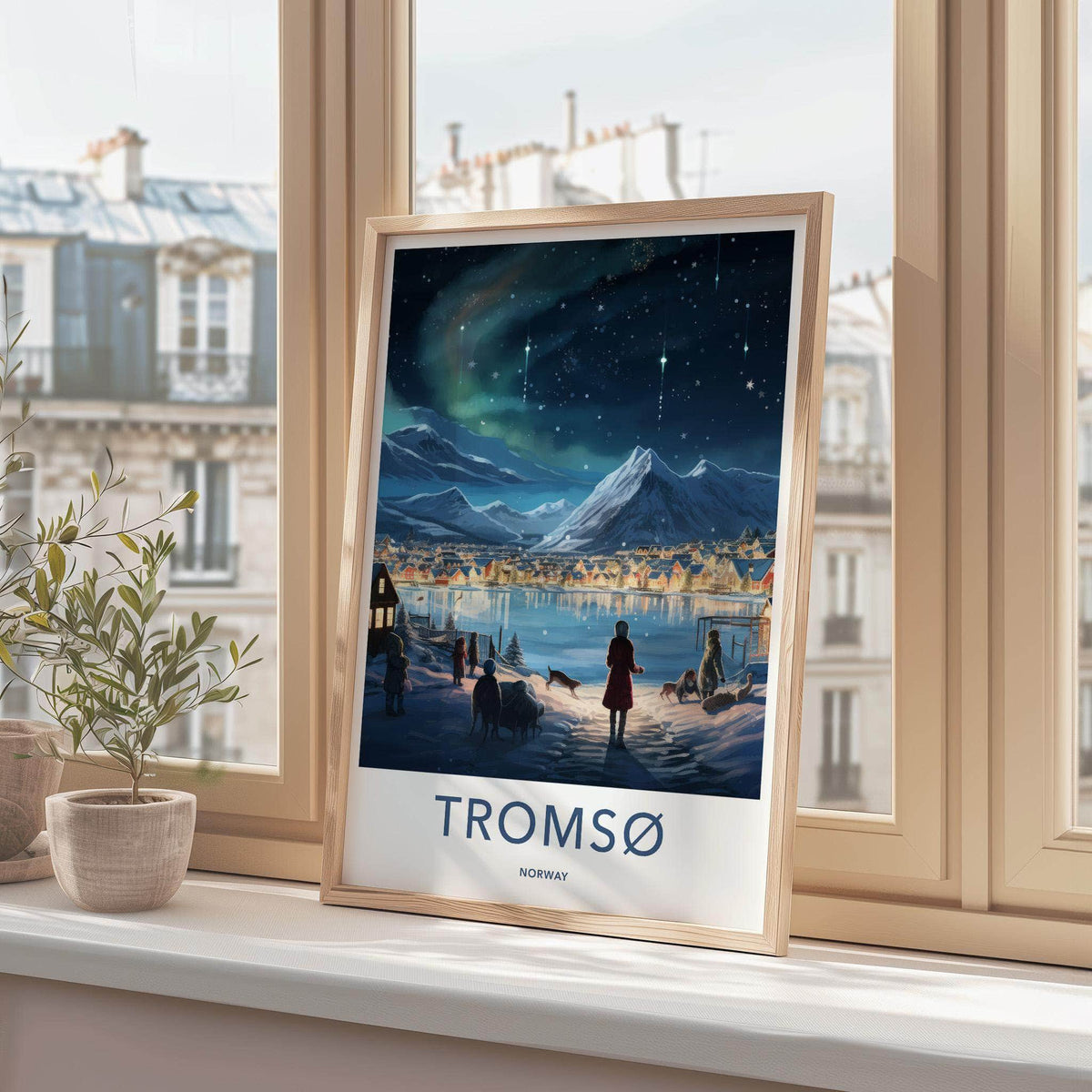 Tromsø Poster - Northern Lights Print