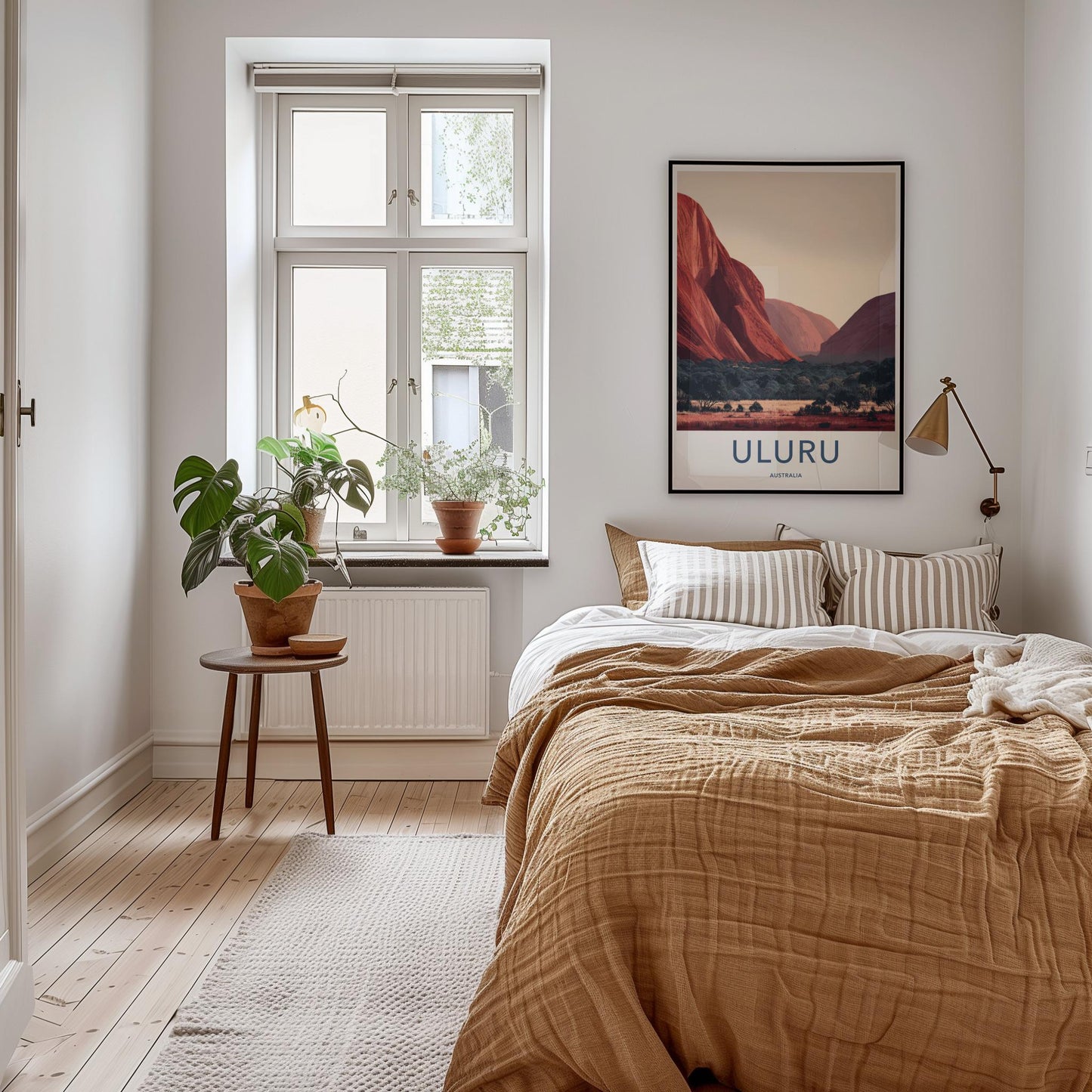 Uluru Poster - Australia Travel Art - Red Rock Landscape Home Decor