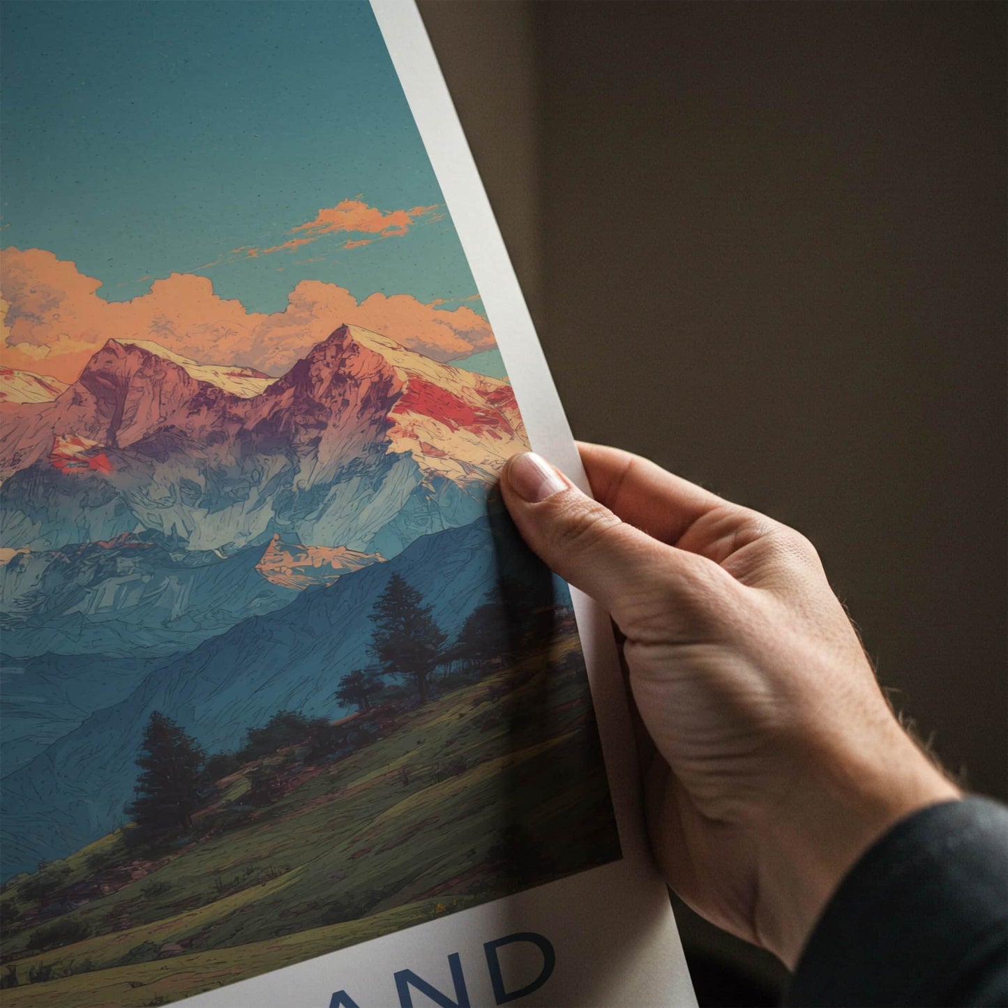 Uttarakhand Poster - India Fine Art - Gigantic Pink Clouds Gallery Art