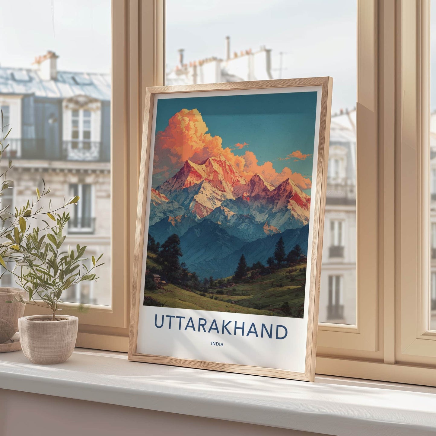Uttarakhand Poster - India Fine Art - Gigantic Pink Clouds Gallery Art