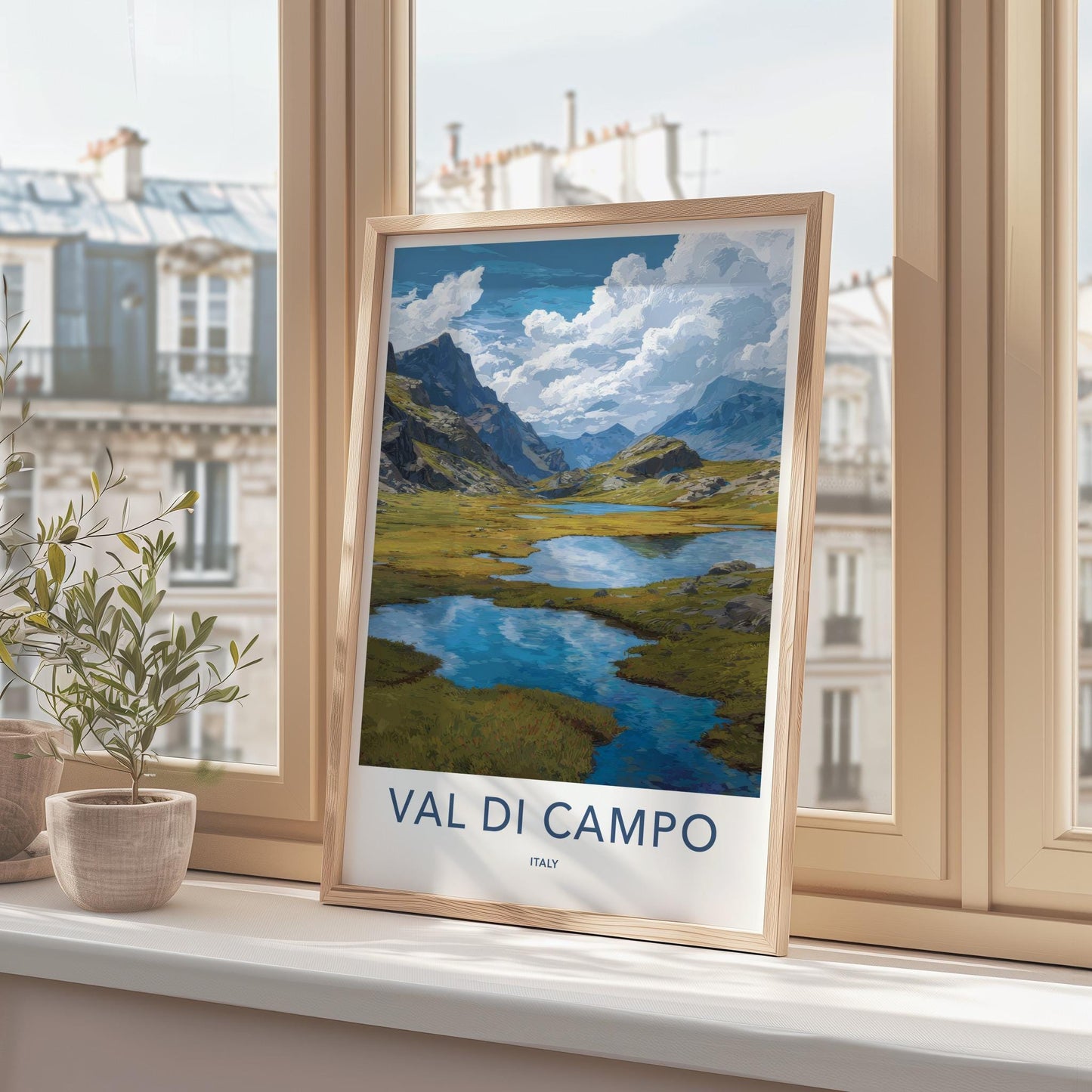 Val di Campo Poster - Italy Fine Art - Alpine Valley Lakes Gallery Art