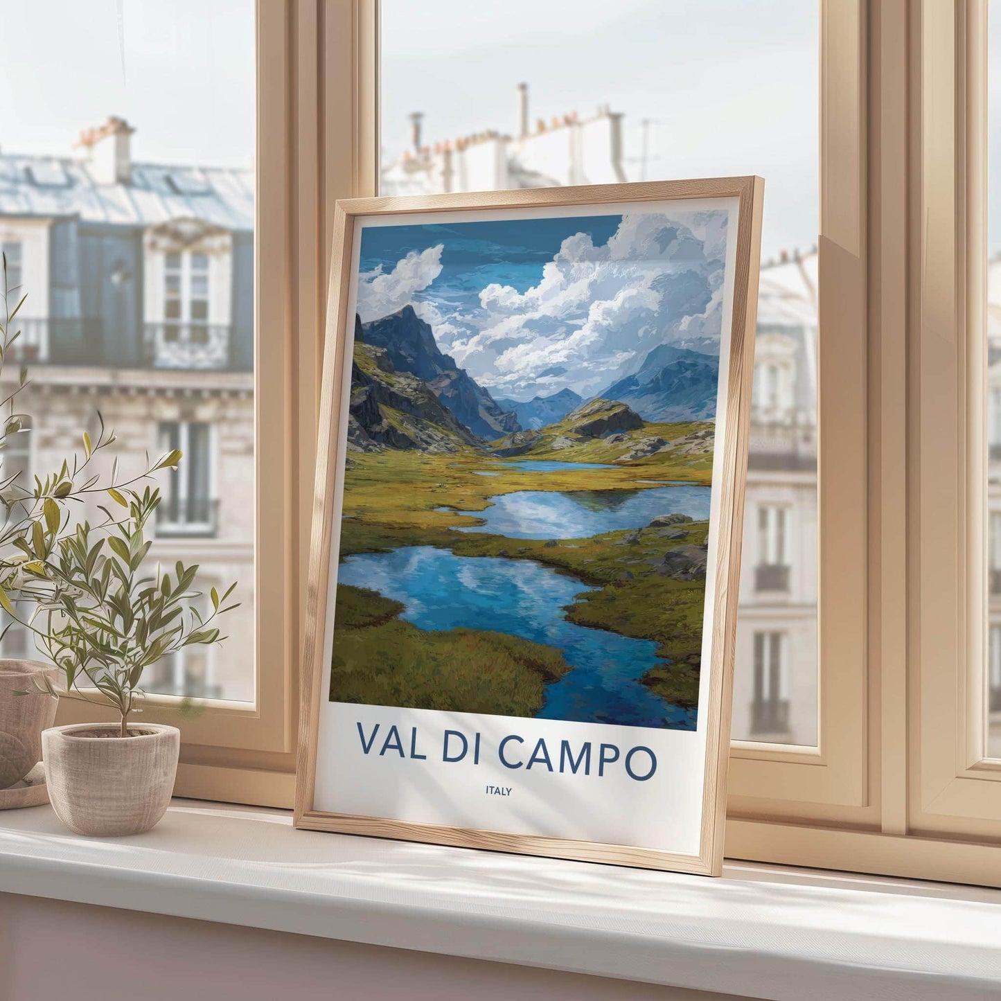 Val di Campo Poster - Italy Fine Art - Alpine Valley Lakes Gallery Art