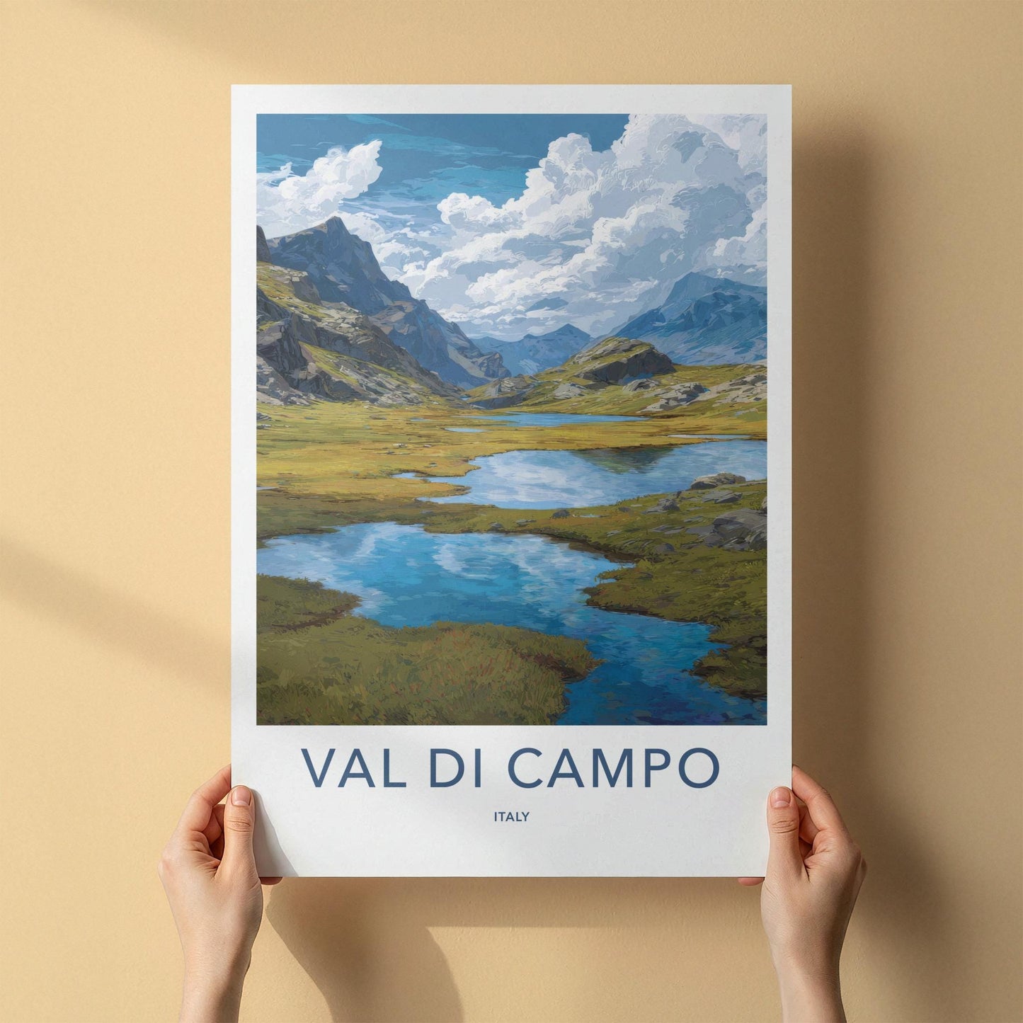 Val di Campo Poster - Italy Fine Art - Alpine Valley Lakes Gallery Art