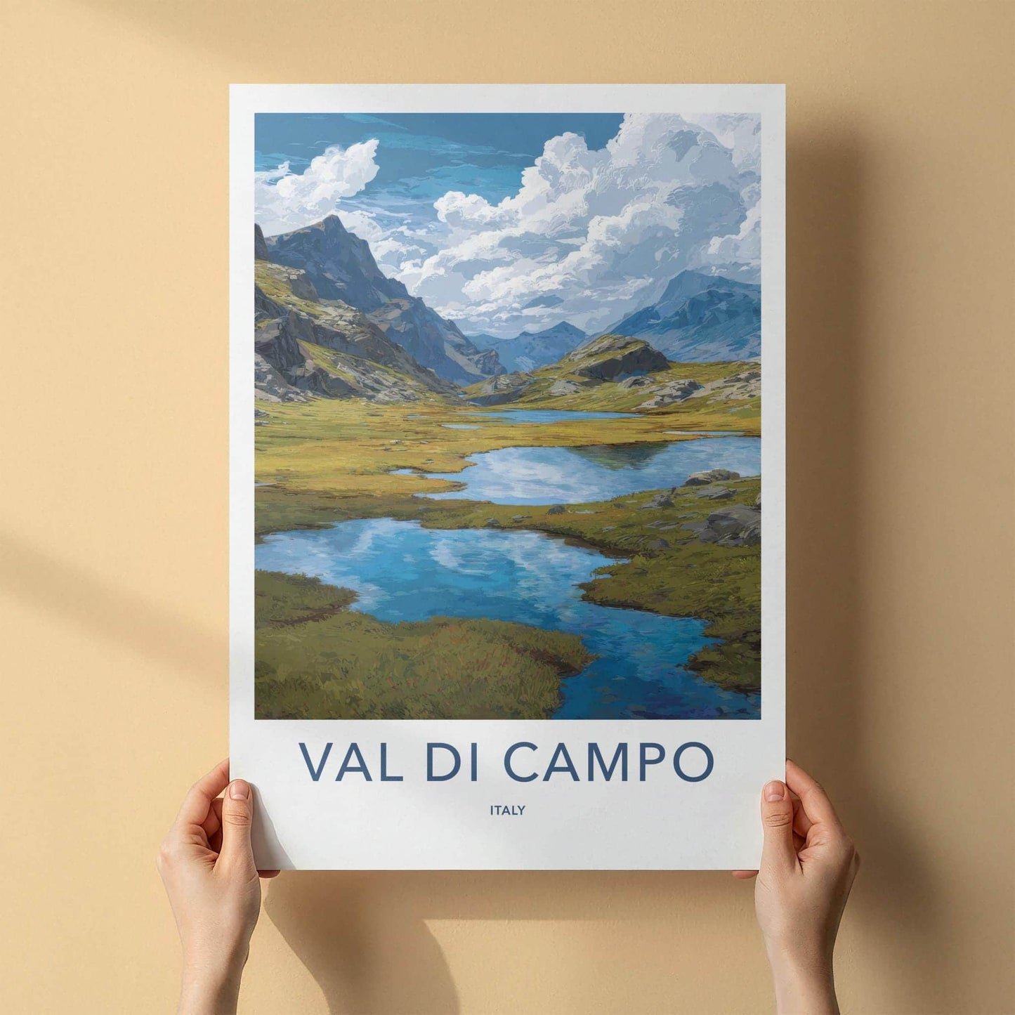 Val di Campo Poster - Italy Fine Art - Alpine Valley Lakes Gallery Art