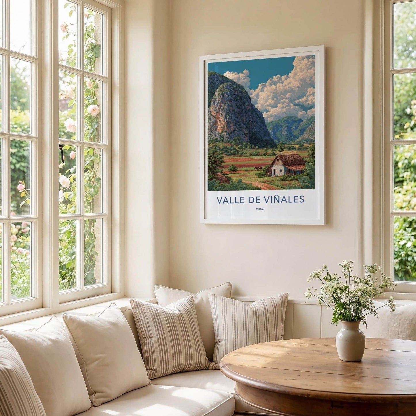 Valle De Vinales Poster - Cuba Travel Art - Rural Farm Landscape Home Decor