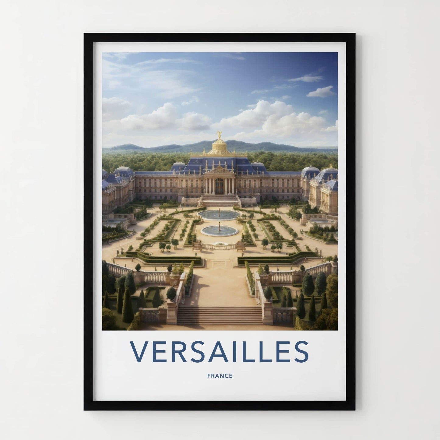 Versailles Poster - France Wall Art - Grand Palace Gardens Home Decor