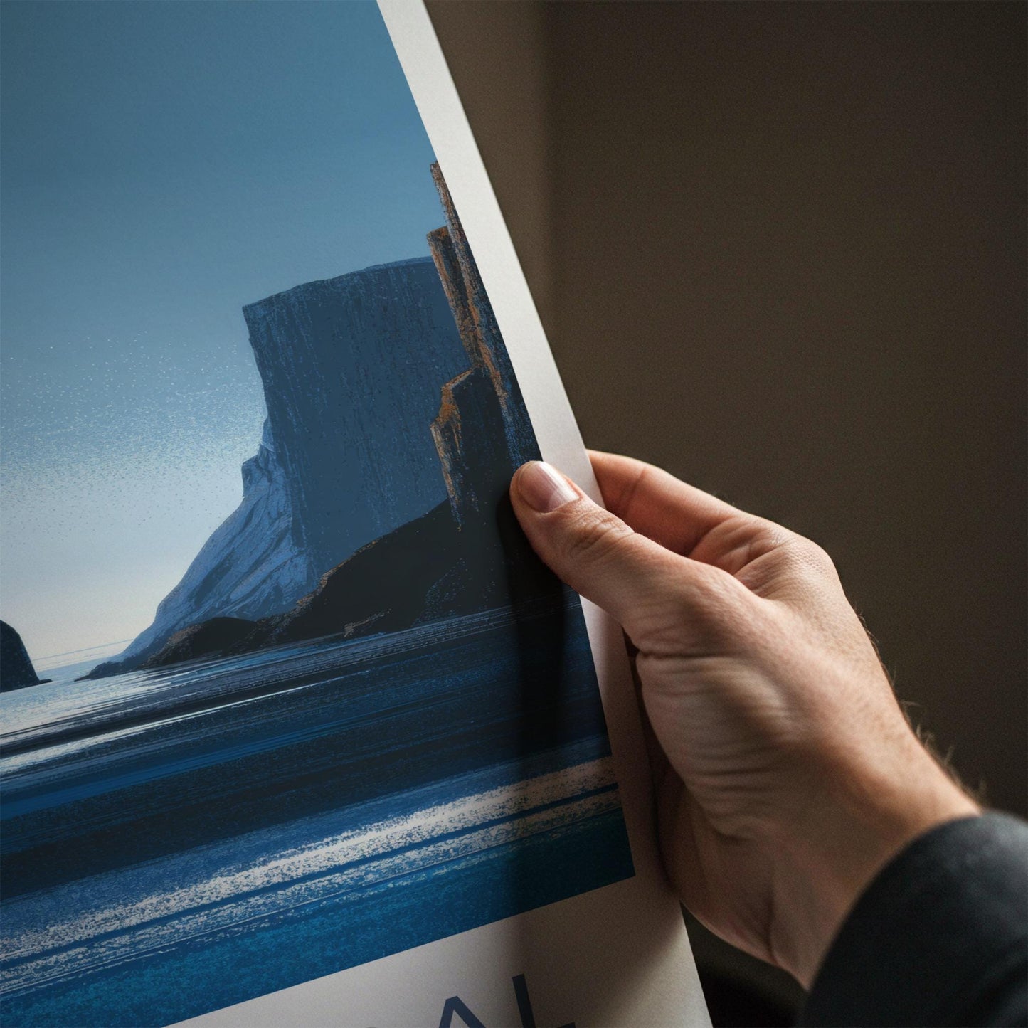 Vik i Myrdal Poster - Iceland Travel Art - Reynisdrangar Sea Stacks Home Decor