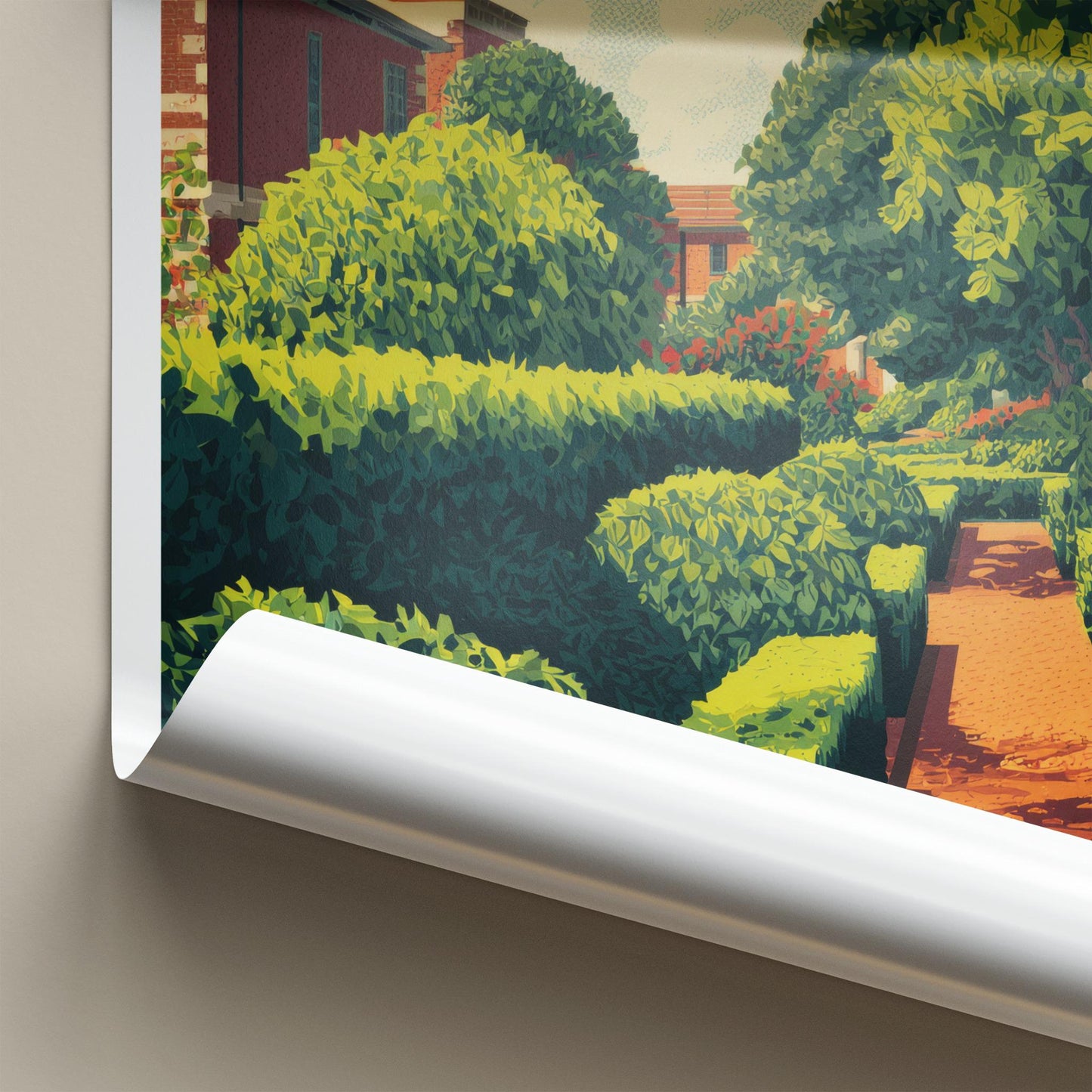 Virginia Poster - Virginia Travel Art - Formal Garden Path Home Decor