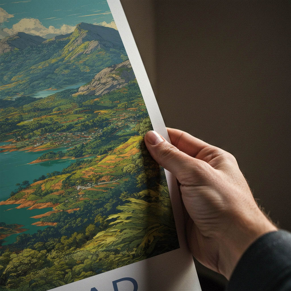 Wayanad Poster - India Kerala Lush Green Hills Framed Print
