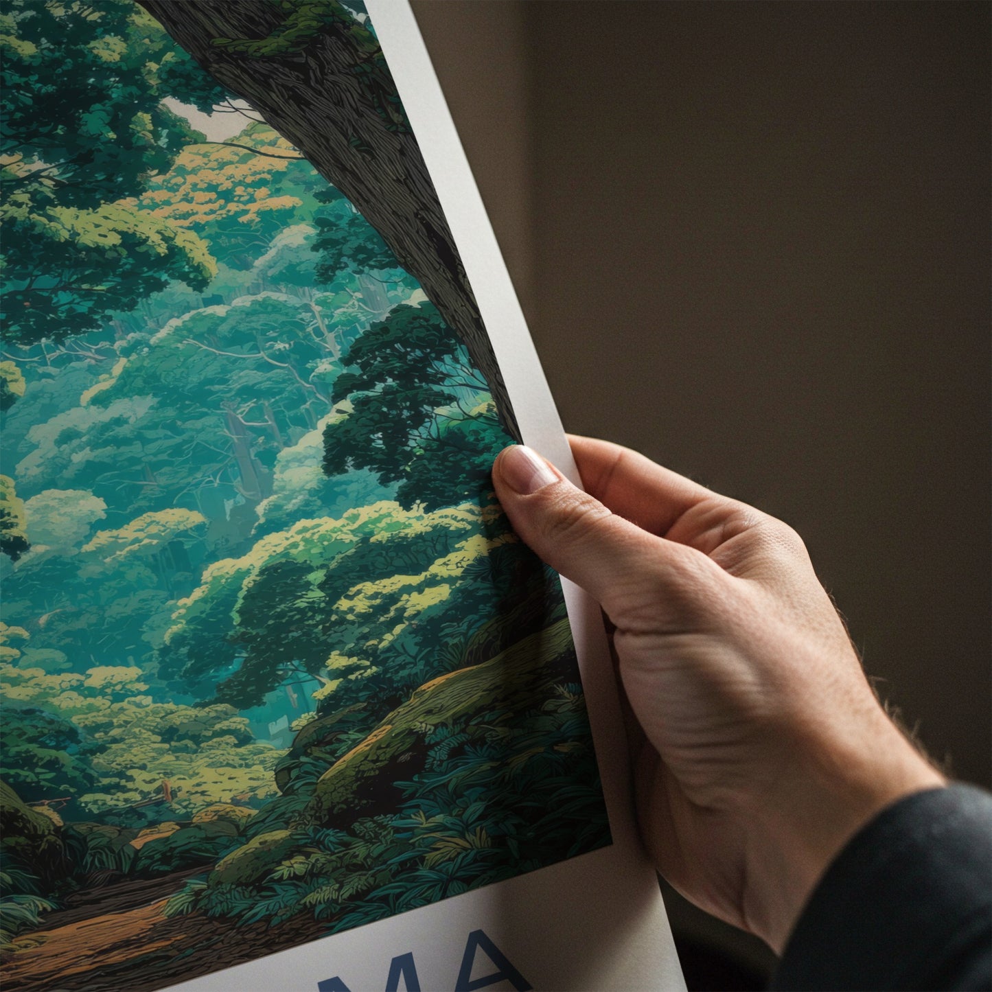 Yakushima Poster - Japan Art Print - Ancient Forest Path Gallery Art