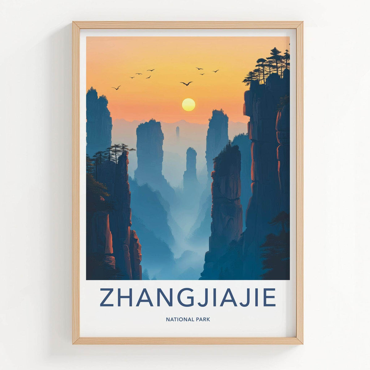 Zhangjiajie National Park Poster - Scenic Nature Wall Art
