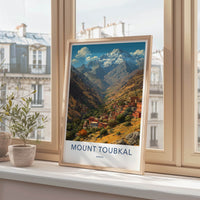 Mount Toubkal Poster - Morocco Art