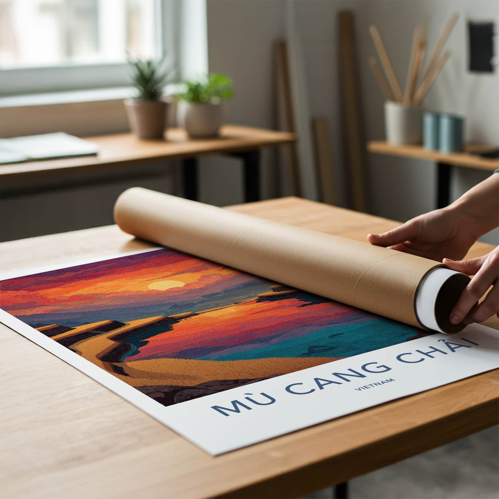 Mu Cang Chai Poster - Vietnam Fine Art
