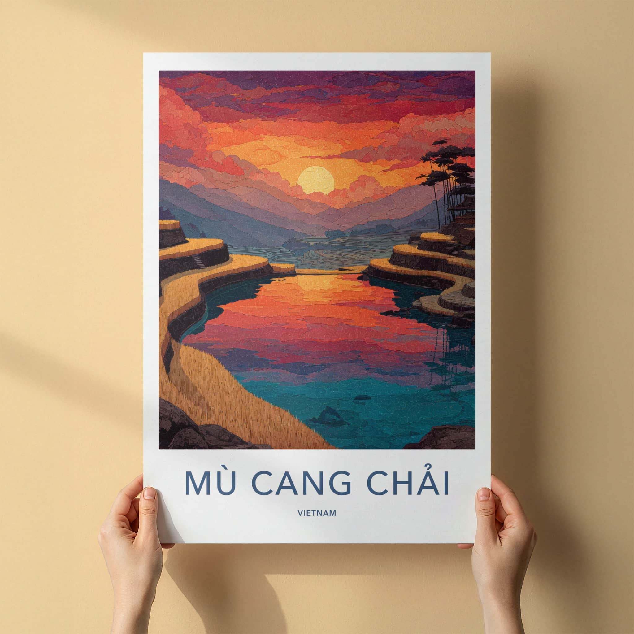 Mu Cang Chai Poster - Vietnam Fine Art