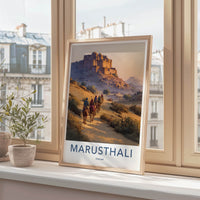 Marusthali Poster - India Punjab Fortress Sunset