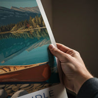 Mount Rundle Poster - Alberta Travel Art