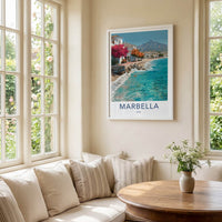 Marbella Poster - Spain Travel Print