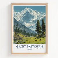 Gilgit Baltistan Poster - Pakistan Travel Art