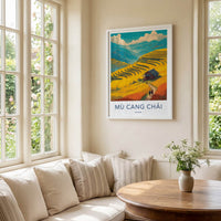 Mu Cang Chai Poster - Vietnam Travel Art