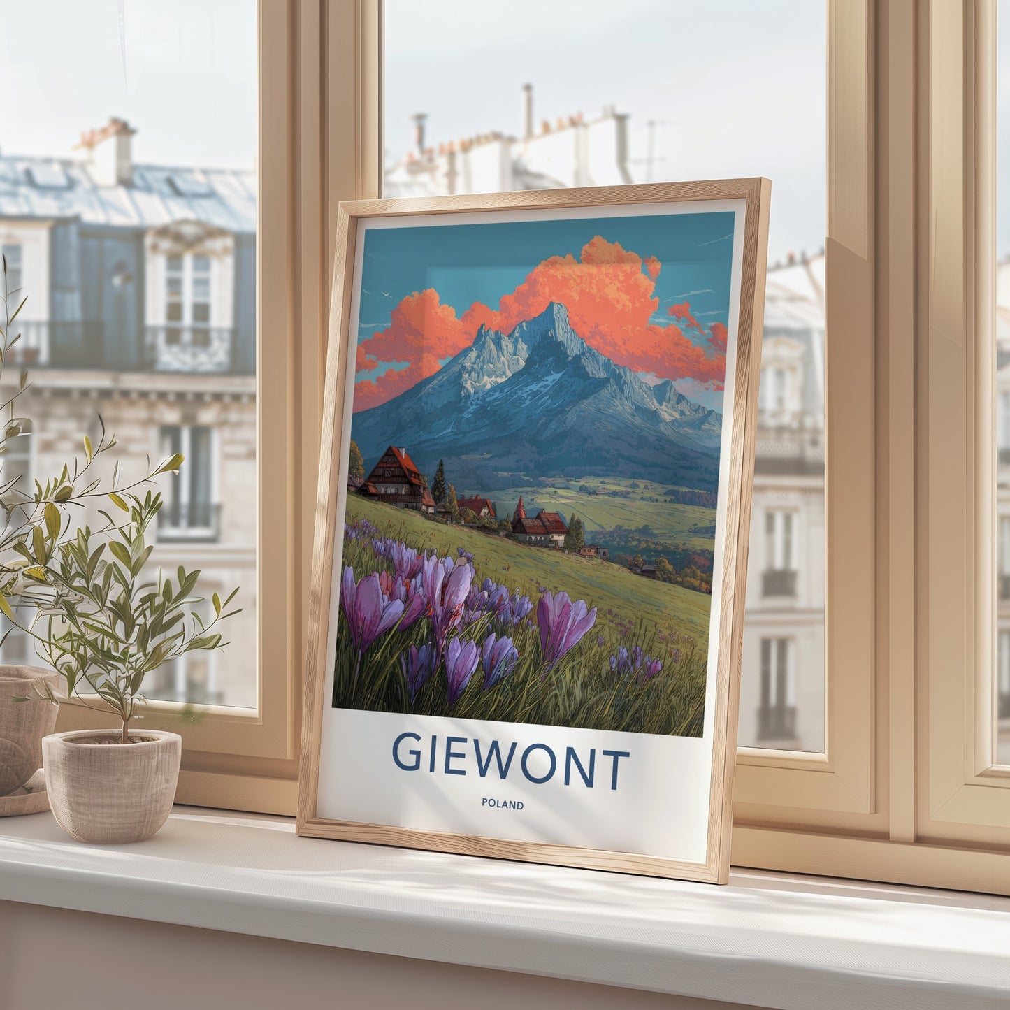Giewont Poster - Poland Travel Print