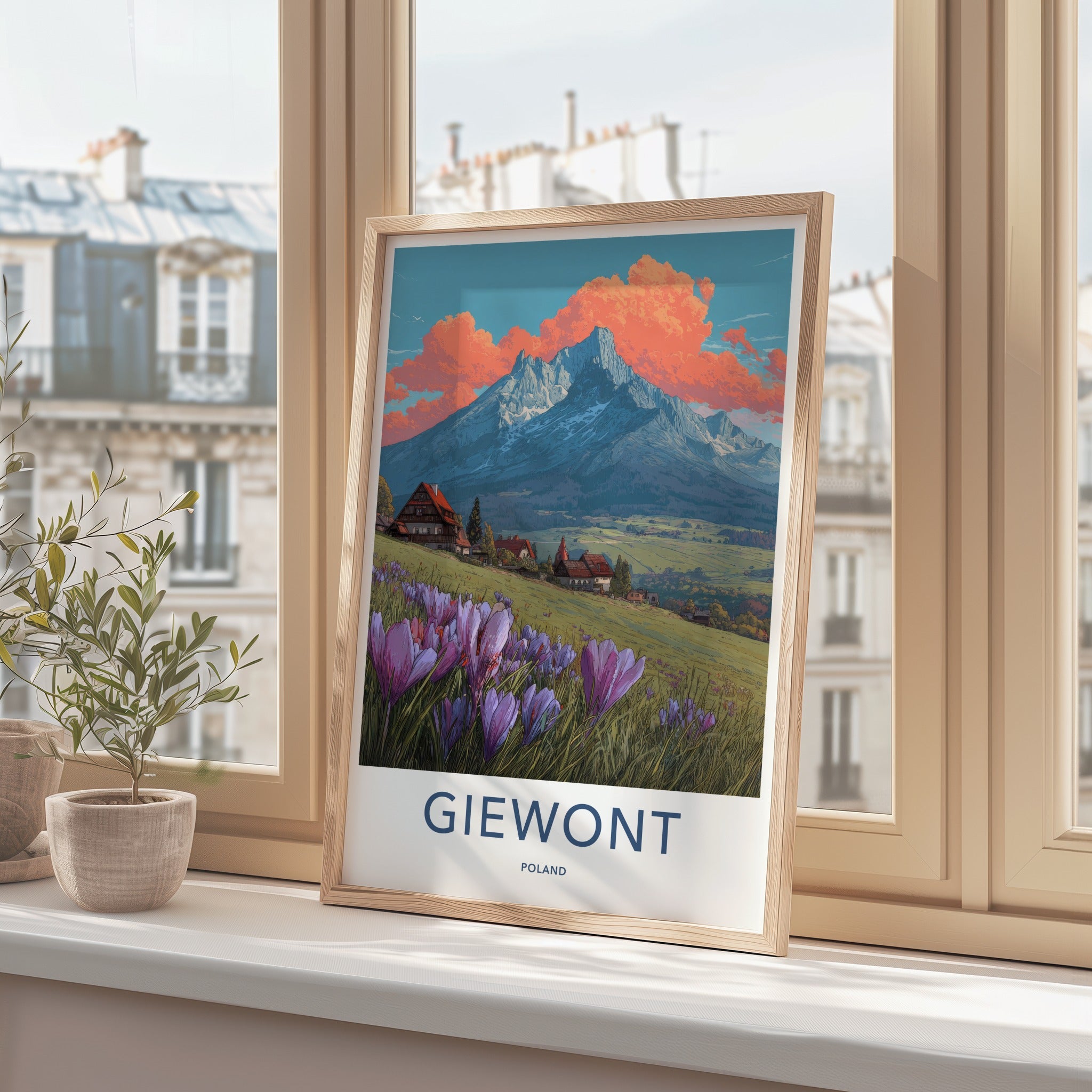 Giewont Poster - Poland Travel Print