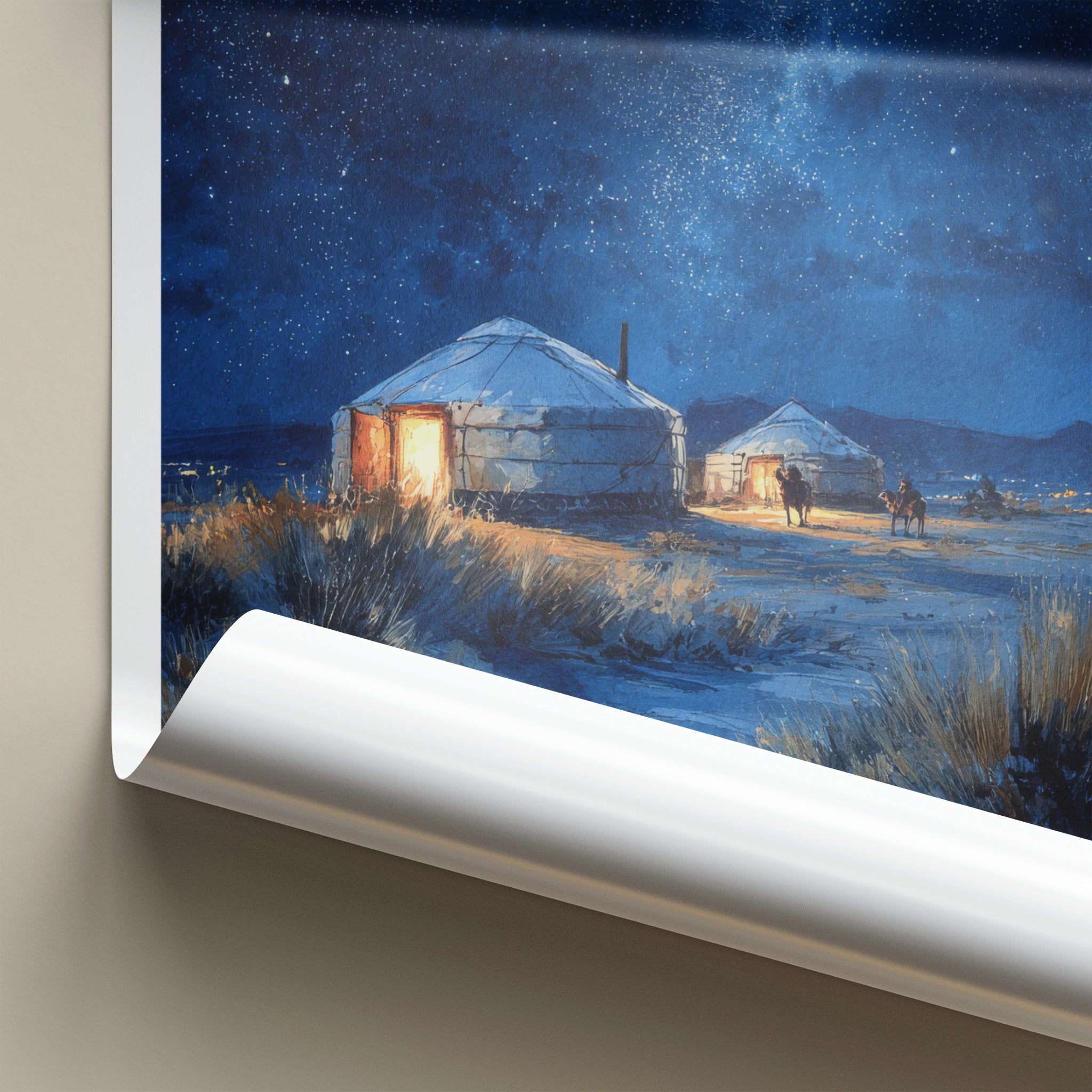 Gobi Desert Poster - Mongolia Wall Art