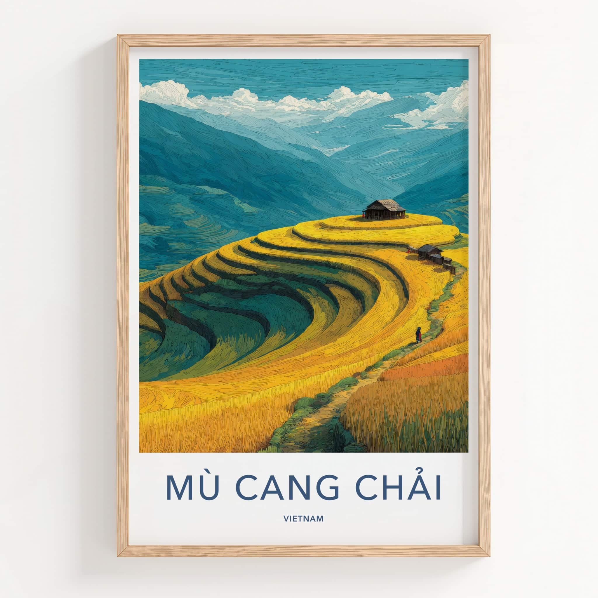Mu Cang Chai Poster - Vietnam Art Print
