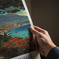 Mount Vesuvius Poster - Italy Art Print