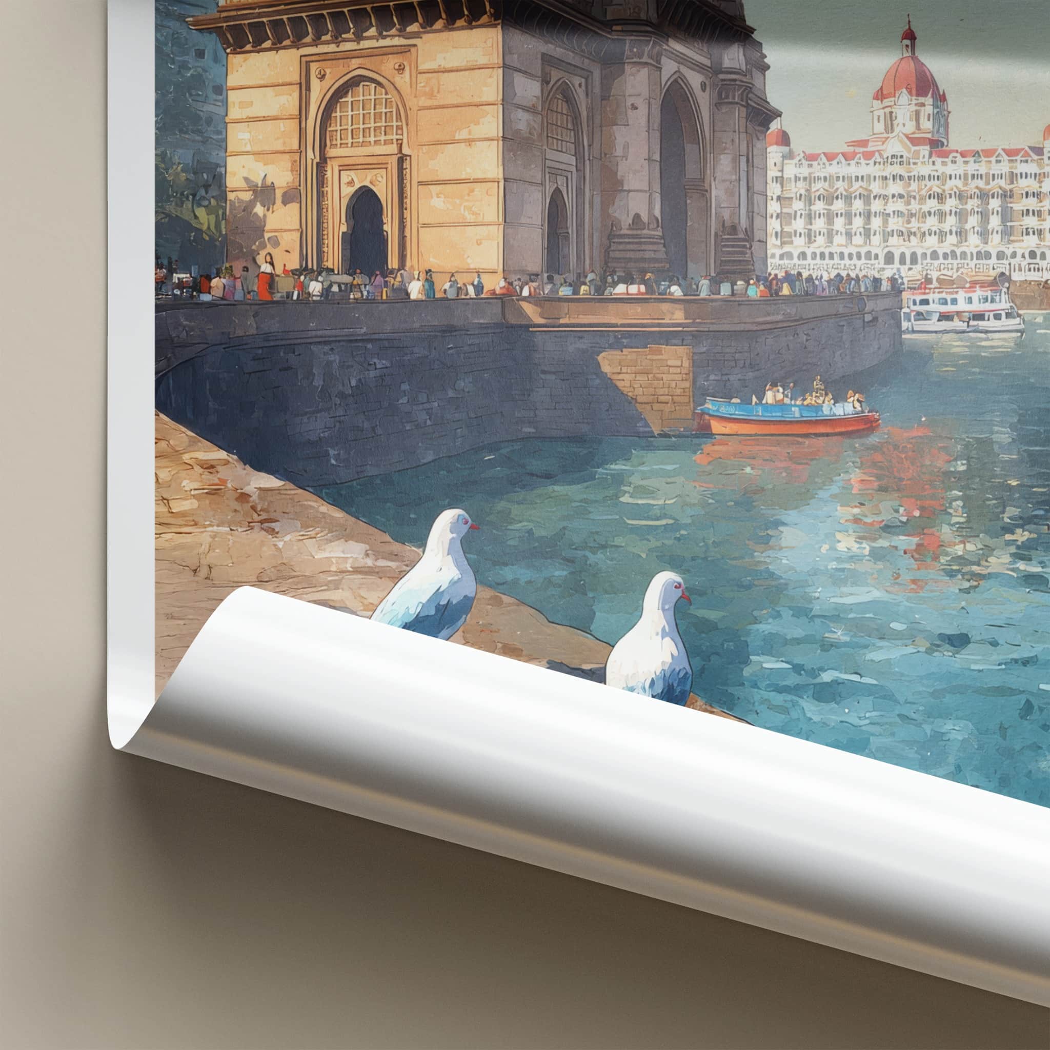 Mumbai Poster - India Art Print