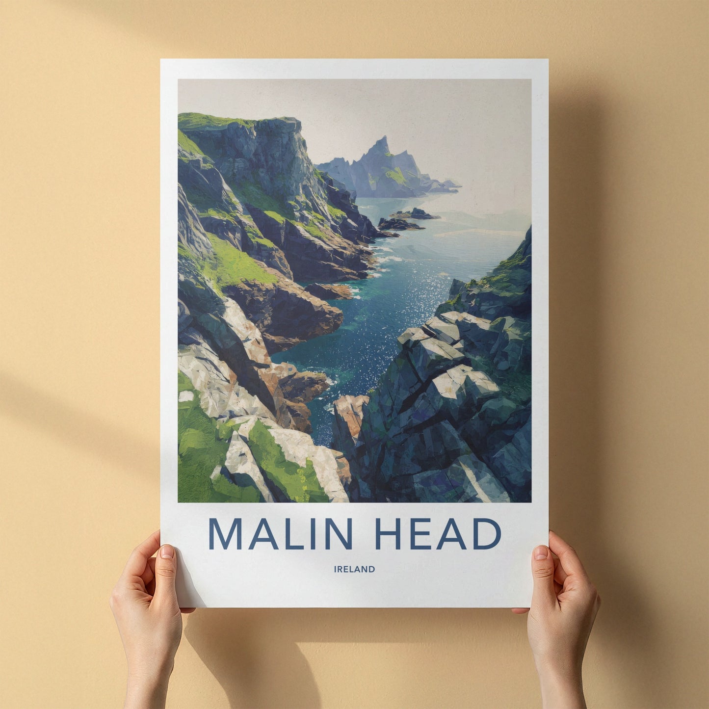 Malin Head Poster - Ireland Travel Art