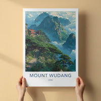 Mount Wudang Poster - China Travel Art