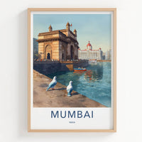 Mumbai Poster - India Art Print