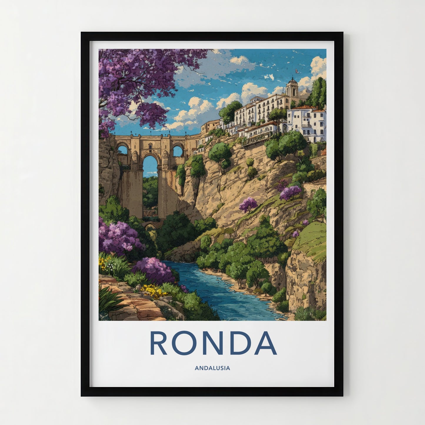 Ronda Poster - Spain Travel Art