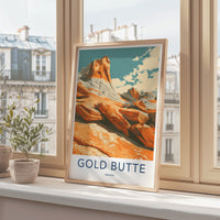 Gold Butte Poster - Nevada Art