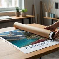 Assiniboine Poster - British Columbia Travel Print