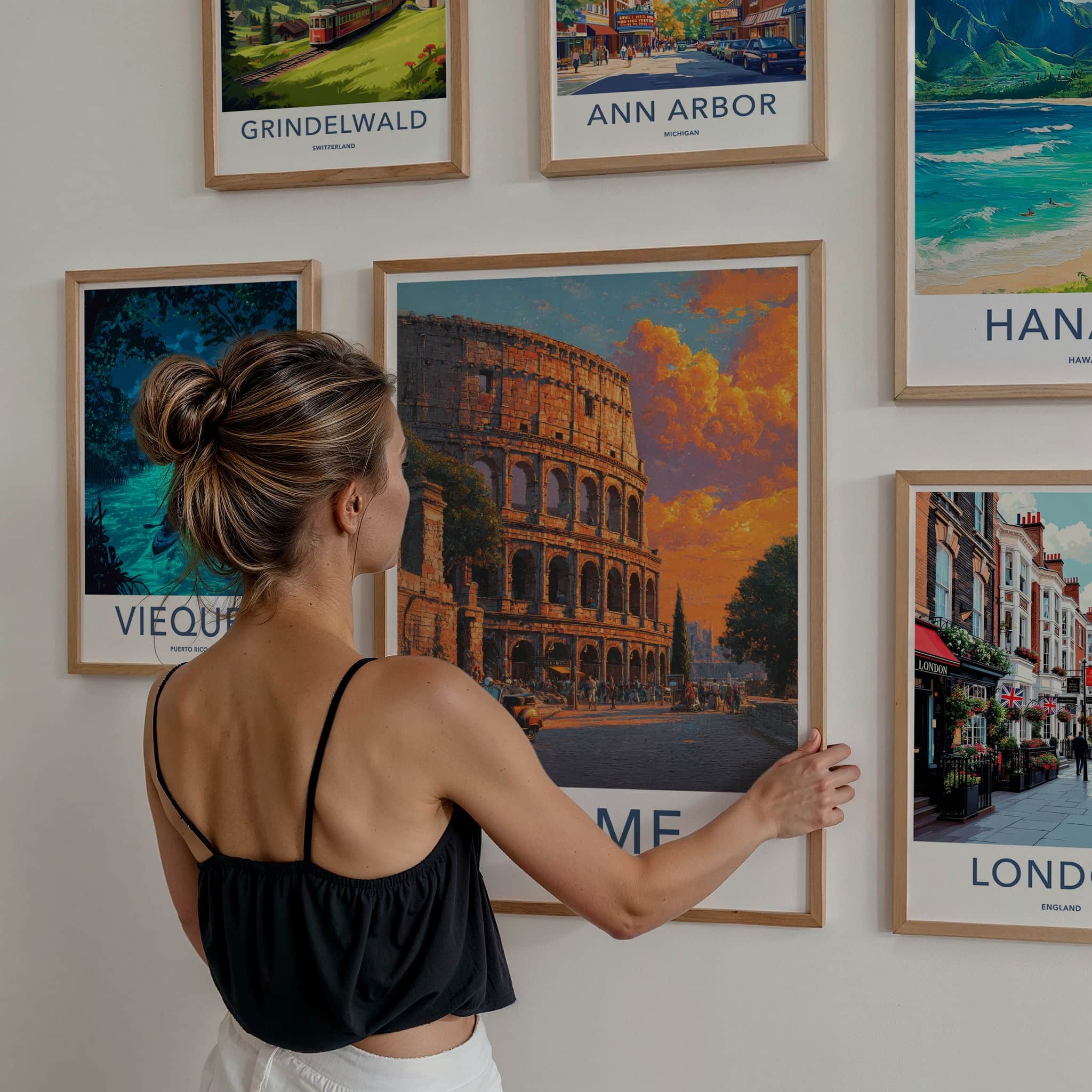 Rome Poster - Italy Travel Print