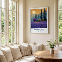 Pampore Poster - India Travel Art