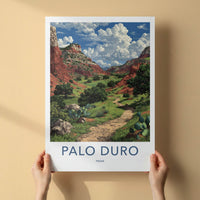 Palo Duro Poster - Texas Travel Print