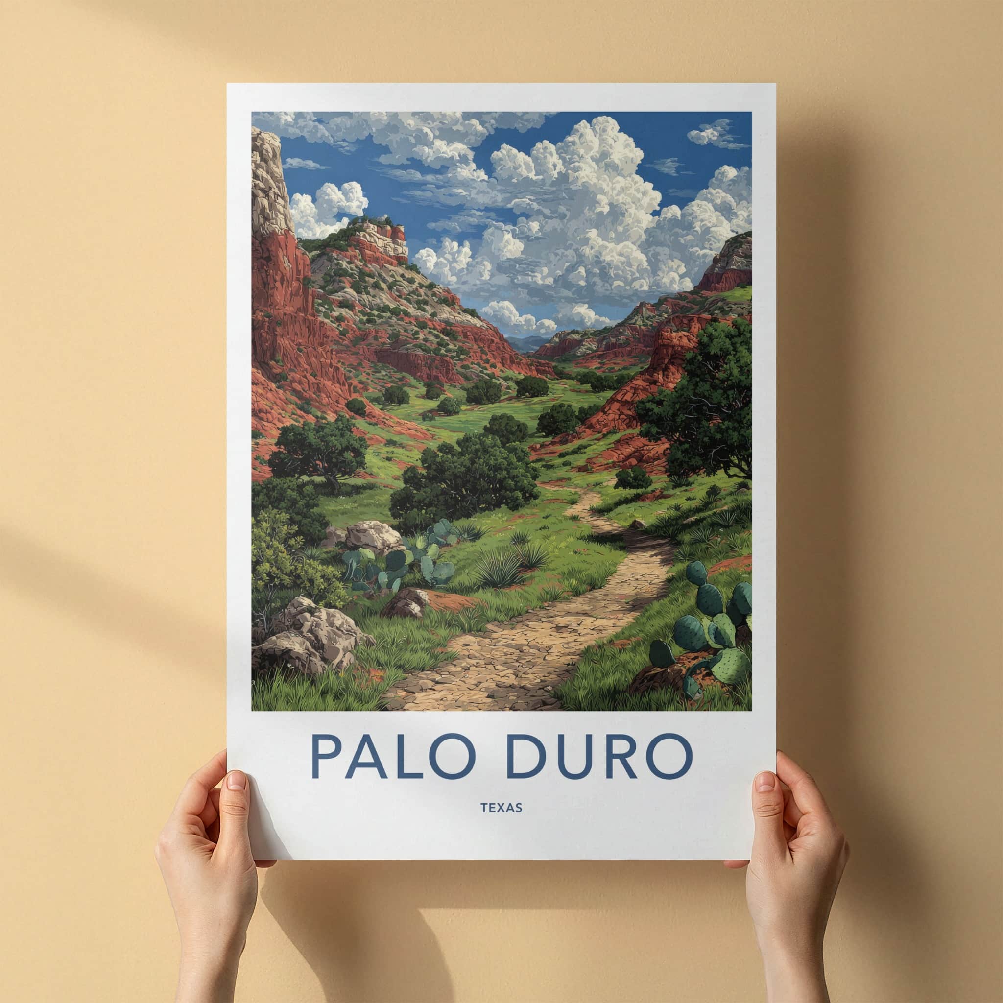 Palo Duro Poster - Texas Travel Print