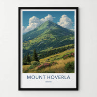 Mount Hoverla Poster - Ukraine Art Print