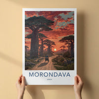 Morondava Poster - Africa Travel Art
