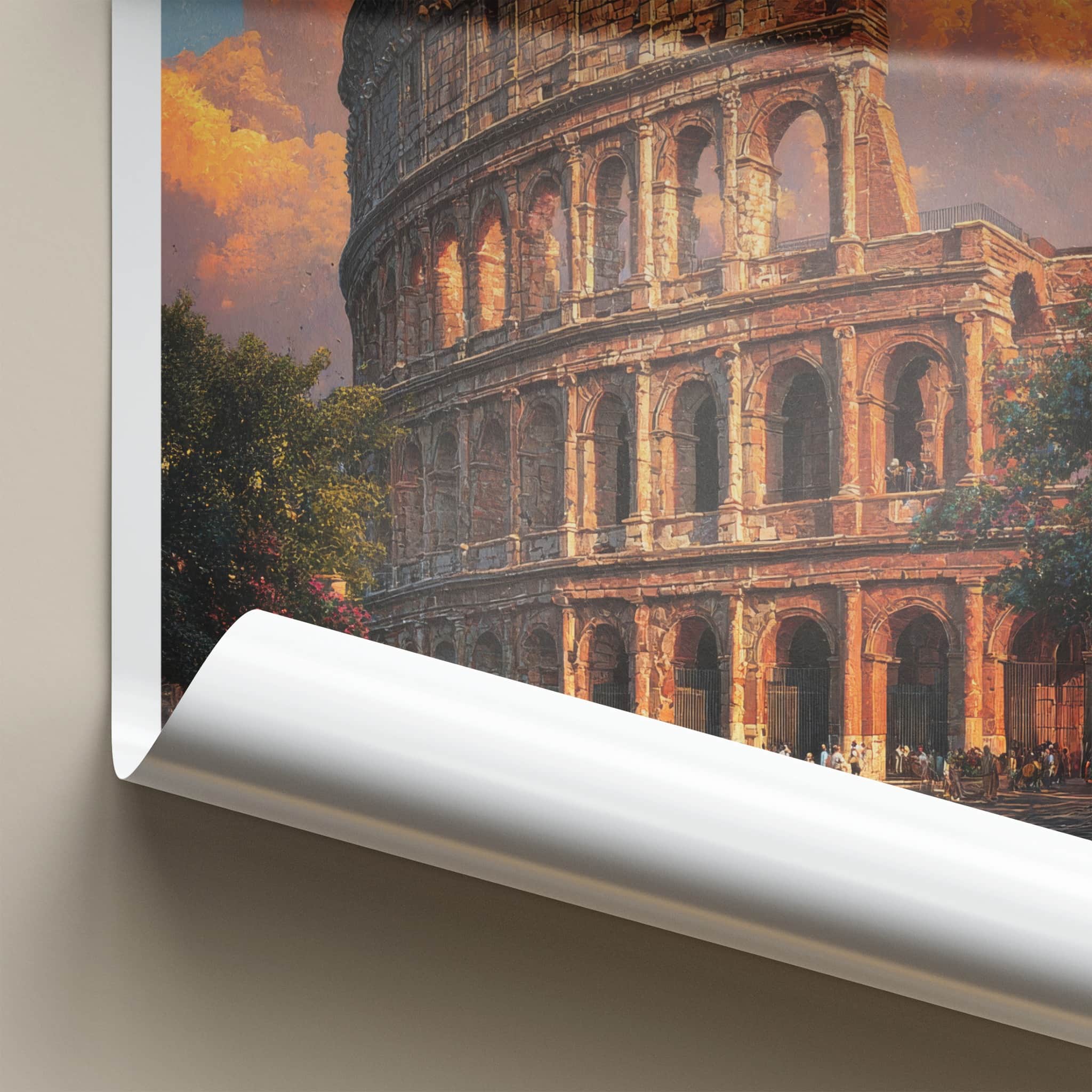 Rome Poster - Italy Travel Art