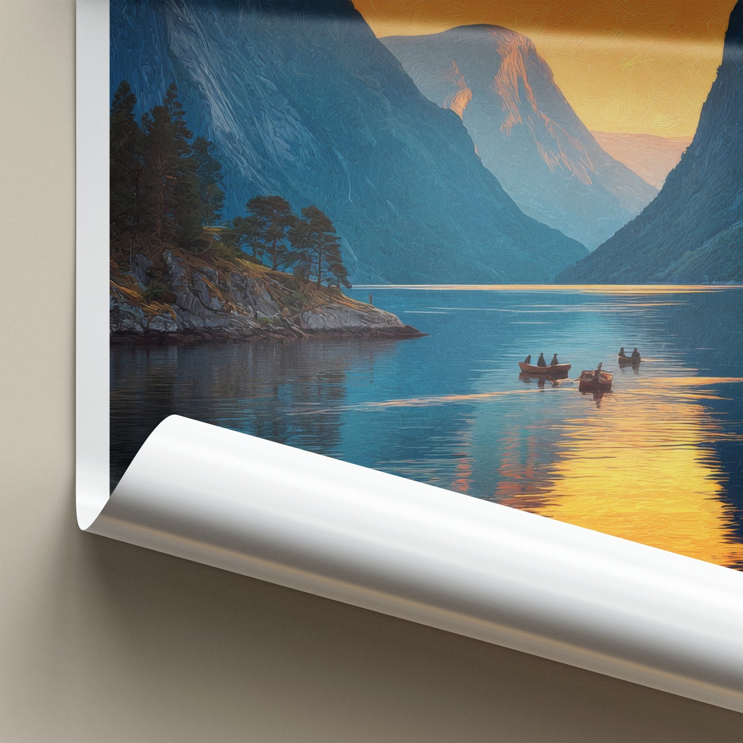 Sognefjord Poster - Norway Art