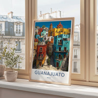 Guanajuato Poster - Mexico Travel Art