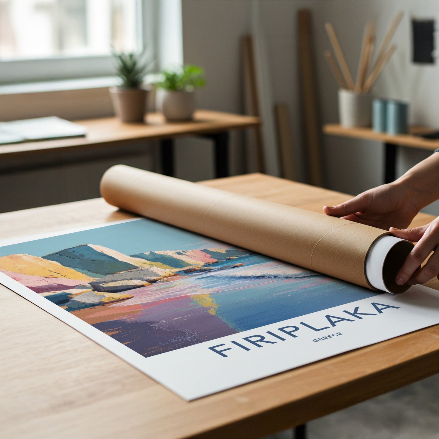 Firirplaka Poster - Greece Art Print