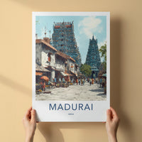 Madurai Poster - India Travel Art